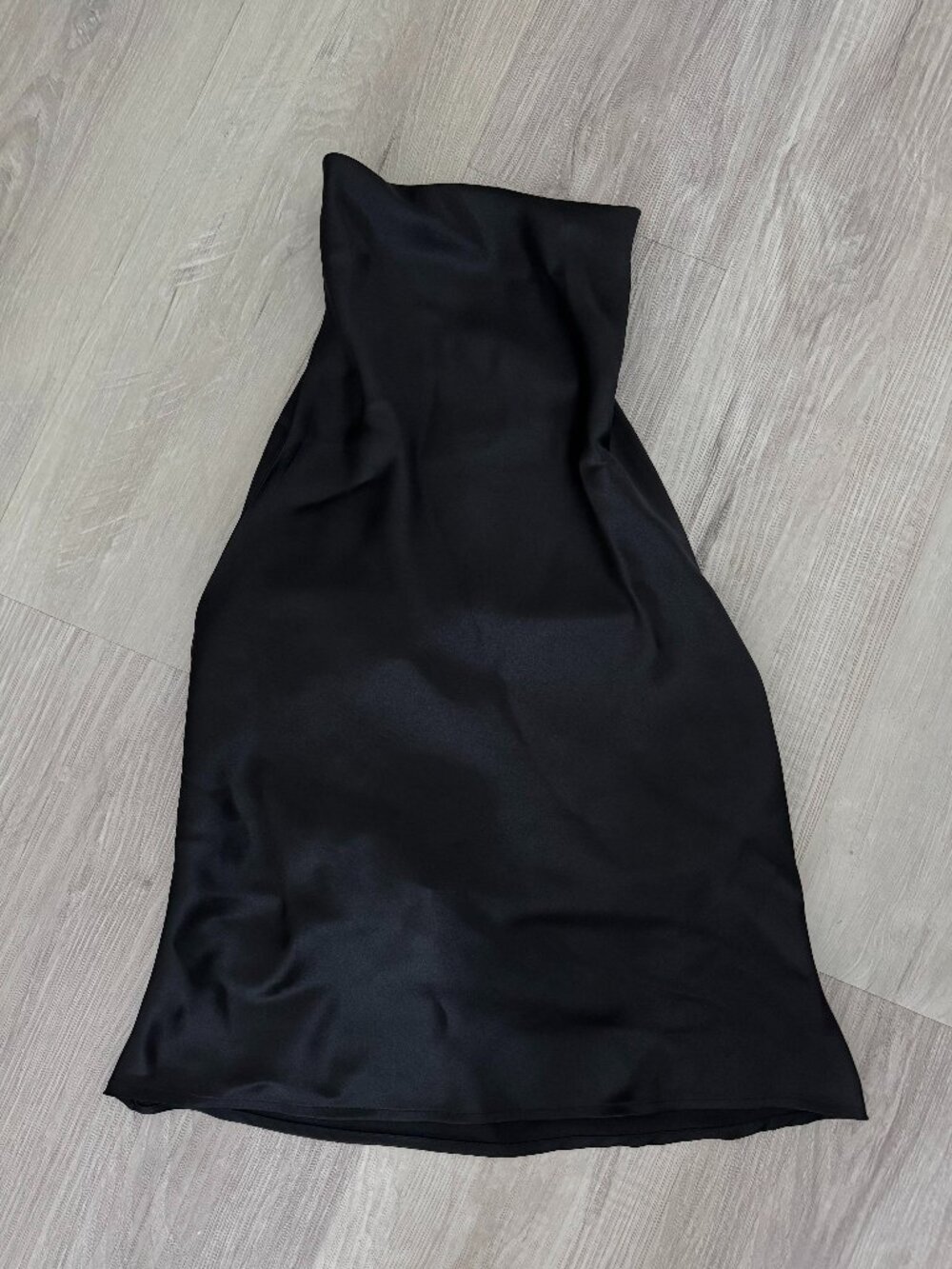 ZARA Satin Effect Cowl Halter Top | Open Back | Black | NWT | Size XS, S, M & L - Picture 14 of 15